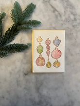 Load image into Gallery viewer, Holiday Card - Vintage Ornaments