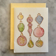 Load image into Gallery viewer, Holiday Card - Vintage Ornaments
